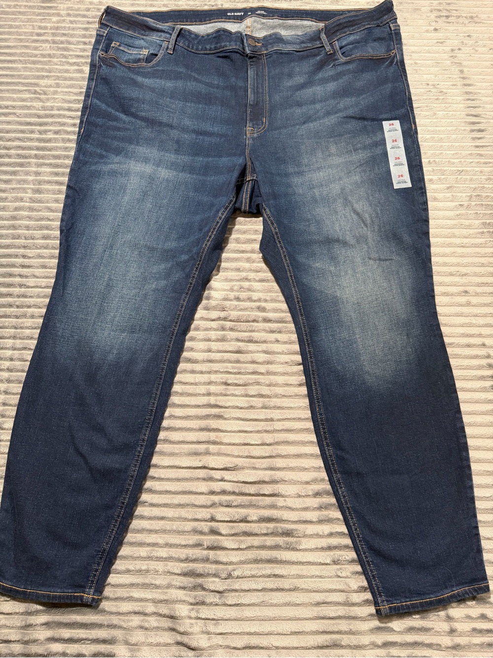 Old Navy Size 26 Women’s Rockstar Super Skinny Dark Blue Stretch Jeans